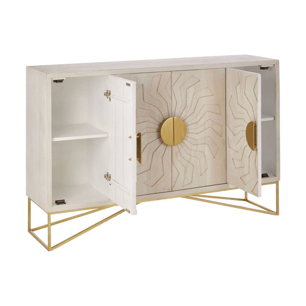 Solana Sideboard – Whitewashed Mango Wood