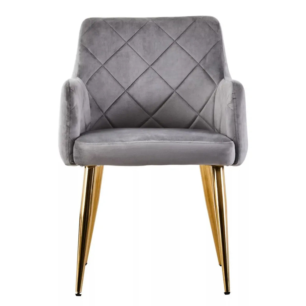 Sophia Dining Chair in Mink Velvet