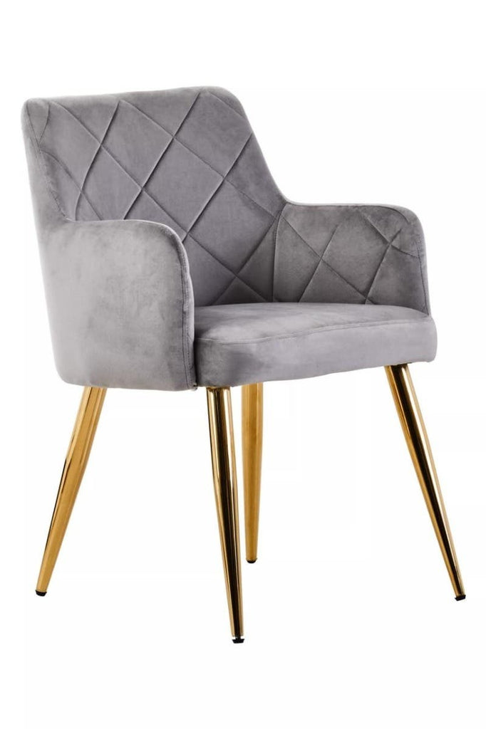 Sophia Dining Chair in Mink Velvet