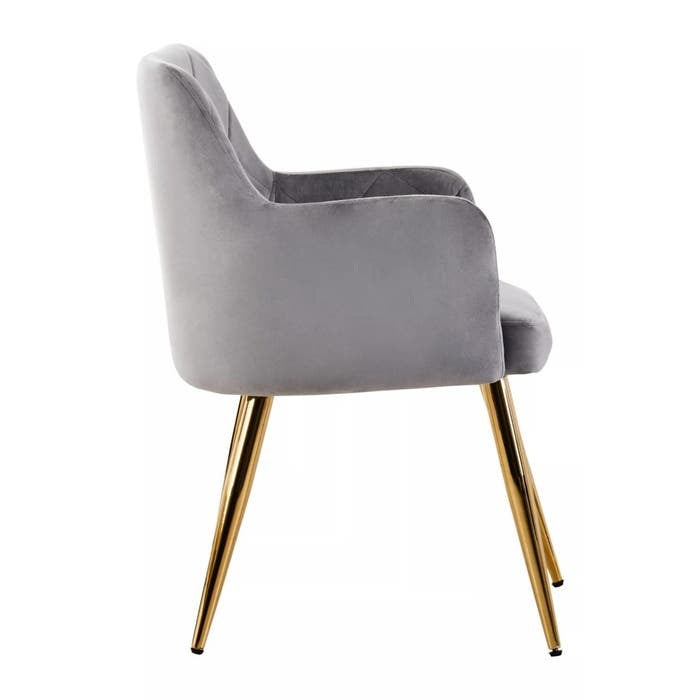 Sophia Dining Chair in Mink Velvet