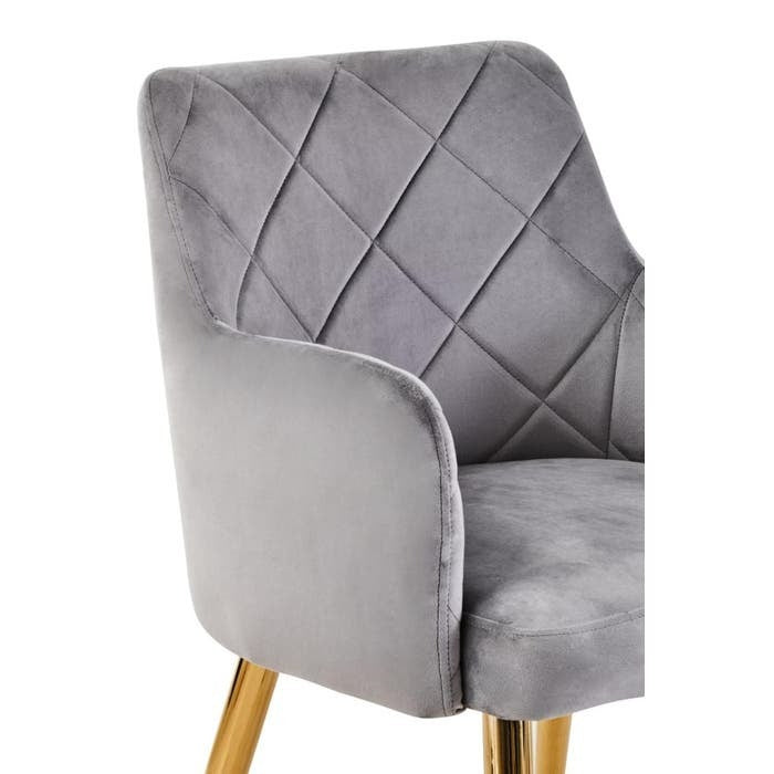 Sophia Dining Chair in Mink Velvet