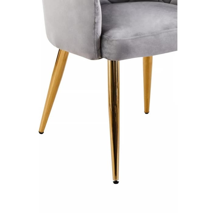 Sophia Dining Chair in Mink Velvet