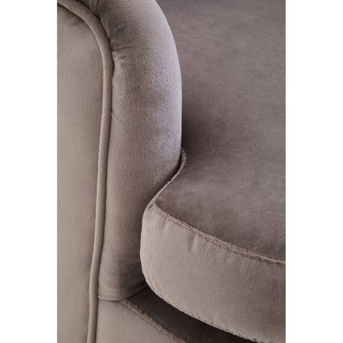 Strickland Armchair – Mink Velvet