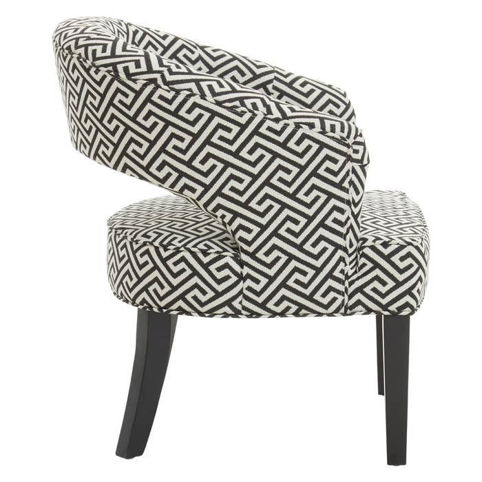 Zuri Chair in Black and Beige