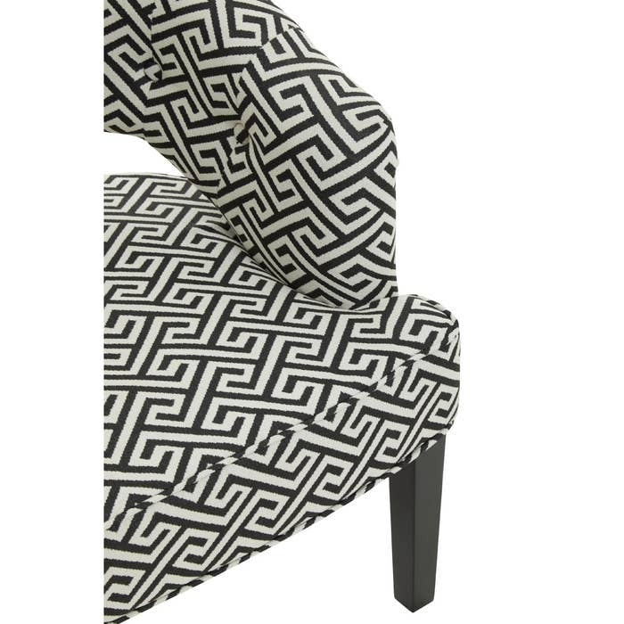 Zuri Chair in Black and Beige